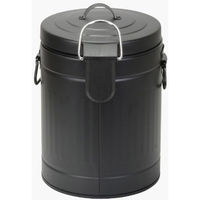 ベストコ ゴミ箱 ふた付き 5L ペダル式 静音設計 丸型 ブラック NQ-0193 Boite トラッシュカン 4988562003256 1個