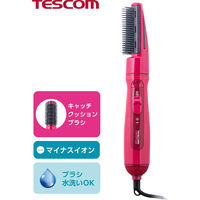 くるくるドライヤー ヘアドライヤー カールドライヤー マイナスイオン 3段階切替 ピンク TC200B-P テスコム 1個（直送品）