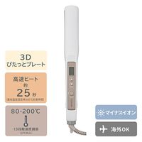 ヘアアイロン ストレートアイロン 温度調整/メモリー 自動OFF 開閉ロック ホワイト  TS460A-W テスコム 1個（直送品）