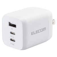 USB充電器 65W PD PPS USB-C×2 USB-A×1 パソコン充電 ホワイト EC-AC4465WH エレコム 1個（直送品）
