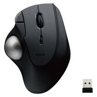 トラックボール マウス ワイヤレス 無線 IST 5ボタン ベアリングユニット 黒 M-IT11DRBK エレコム 1個（直送品）