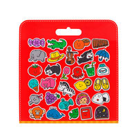 銀鳥産業 ぺたぺたシールでおけいこ ABC 484-031 1セット(5個)