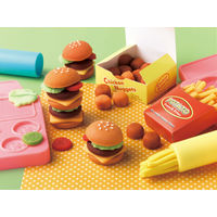 銀鳥産業 ハンバーガー屋さんセット ねんど4色入 160-400 1セット(12個)