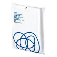 アスクル ゴミ袋 スーパーエコノミー 省資源タイプ 透明 低密度 45L 厚さ0.022mm（1000枚:100枚入×10） オリジナル