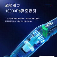 アスコ ハンディクリーナー 車載掃除機 HELLO LEIBOO LBー068(黒) LB-068(K) 1台（直送品）