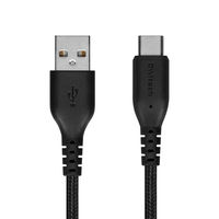 オウルテック 断線に強く柔らかい USB タイプA to Cケーブル 2m ブラック OWL-CBA4CA20-BK 1個