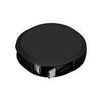 オウルテック 片引き巻取り式タイプC to TypeCケーブル PD60W対応 ブラック OWL-CBKRPCC90-BK 1個