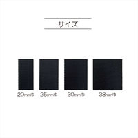 清原 ナイロンテープ 25mm巾 10M巻 TPN25-L_BK ブラック 1巻（10M）（直送品）