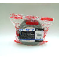 強粘着厚手カラー粘着テープ 幅50mm×長さ25m 黒 キラックス 1セット（5巻入）