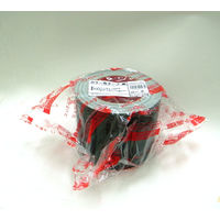 強粘着厚手カラー粘着テープ 幅100mm×長さ25m 黒 キラックス 1セット（5巻入）