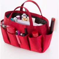 ニーズ コスメも入る バッグインバッグ ボルドー 0-36112-002 1個