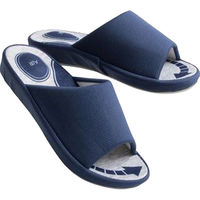 ニーズ シェイプエアー美脚スリッパ ネイビーL 1-00110-004 1足（直送品）