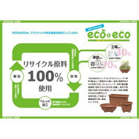 大和プラスチック ガーデンパレット 800型 エコブラウン 4903266723088 1個（直送品）