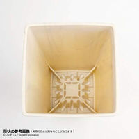 リッチェル フォーレ スクエアポット 6号 ホワイト 4945680715737 1個（直送品）