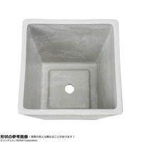 リッチェル ボタニー スクエアポット 12型 ライトグレー 4945680716352 1個（直送品）