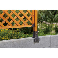 タカショー ラティス用固定金具12cmブロック用 TKP-04 1個（直送品）