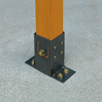 タカショー ラティス用固定金具ベースプレート TKP-02 1枚（直送品）