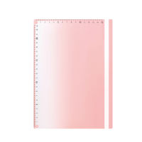 クツワ モジサシ下じき ピンク VS023PK 1枚