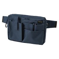 クツワ 文具エプロンバッグ マチ付 ネイビー BE020NB 1セット（2個）