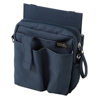 クツワ 文具エプロンバッグ ホルダー ネイビー BE022NB 1セット（2個）