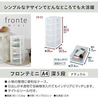 JEJアステージ フロンテミニA4深5段 ナチュラル 4528302239004 1個