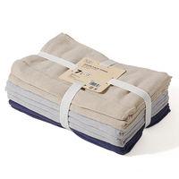 山内株式会社 ガーゼフェイスタオル ライトグレー 抗菌防臭 GFB-LG2 1枚  オリジナル