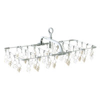 洗濯ハンガー 40ピンチ 引っ張るだけで洗濯物がまとめて取り込める 横もちアルミハンガー グレー  オリジナル