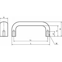 鍋屋バイテック会社 コパー取っ手 TF TFー70ーP 1セット(2個)（直送品）