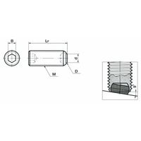 鍋屋バイテック会社 クランピングスクリュー SCSーFB・SCSSーFB SCSーM5ー20ーFB 1セット(3個)（直送品）