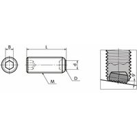鍋屋バイテック会社 クランピングスクリュー SCSーGB・SCSSーGB SCSSーM4ー16ーGB 1セット(3個)（直送品）