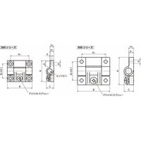 鍋屋バイテック会社 アジャスタブルヒンジ E6(ー300/500) E6ー10ー301ー10ーP 1セット(2個)（直送品）