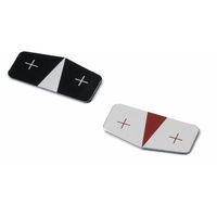 鍋屋バイテック会社 ポイントプレート FPP FPPーBK 1セット(13個)（直送品）