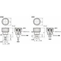 鍋屋バイテック会社 トルクコントロールノブ KTCM・KTCF KTCMー34ーM6ー20ー2.2 1個（直送品）