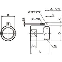 鍋屋バイテック会社 ショックアブソーバ|センサつきストッパスリーブ PSH PSH14ー10ーA 1個（直送品）