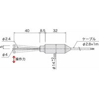 アサ電子工業 高精度タッチスイッチ(3線式) AX1 AX1J 1セット(2個)（直送品）