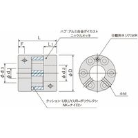 アサ電子工業 クッション式カップリング(セットスクリュータイプ) QJ QJ45UYー18ー18 1個（直送品）