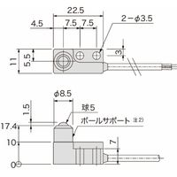 アサ電子工業 高精度タッチスイッチ(3線式) BSTF 1個（直送品）