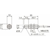 アサ電子工業 高精度タッチスイッチ(3線式) BSTM8 1セット(2個)（直送品）