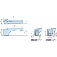 イマオコーポレーション エルゴフラットレバーハンドル EFLH EFLH44ー6R 1セット(4個)（直送品）