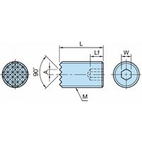 イマオコーポレーション ワークグリッパー|HS・グリッパー(アジャストタイプ) HS HSー08125ー25 1個（直送品）