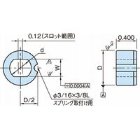 イマオコーポレーション 差し込みピン|スロットブッシュ(インチタイプ) BJ902ーN BJ902ー5/16ー1N 1個（直送品）