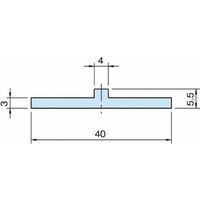 イマオコーポレーション ウェアストリップ(T型レール) TR TR40ー3 1セット(3個)（直送品）