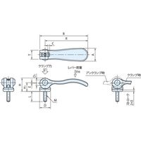 イマオコーポレーション カムレバー(オネジ) KCLF・KCLFS KCLFS05ー40 1個（直送品）