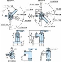イマオコーポレーション ワンタッチクランプ|スイングクランプ(スプリングタイプ) QLSWC QLSWC23Lー32 1個（直送品）