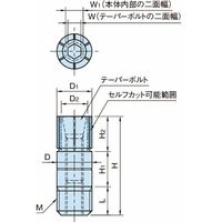 イマオコーポレーション 内径クランプ|拡張ピン(ねじ込みタイプ) PEPT PEPT16 1個（直送品）
