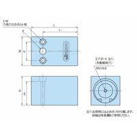 イマオコーポレーション エアシャフトクランパー(中荷重) PSLCーM PSLC16ー3M 1個（直送品）