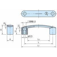 イマオコーポレーション エルゴアーチグリップ(抗菌仕様) EAGーSA EAG140ーSAーCL 1セット(2個)（直送品）
