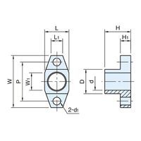 イマオコーポレーション クランプ&ストッパー|フックホルダー(フランジタイプ) BJ531 BJ531ー06019N 1個（直送品）