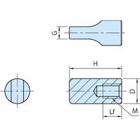 イマオコーポレーション ウイングナット HD(ハイジェニックデザイン)仕様 HDーWNN HDーWNN05 1セット(2個)（直送品）