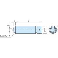 イマオコーポレーション フレックスエックス|フレックスエックス用エクステンションシャフトKFXーSH KFXーSH60 1個（直送品）